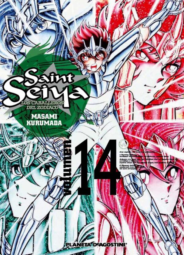 Manga Saint Seiya Los Caballeros del Zodiaco tomo 14