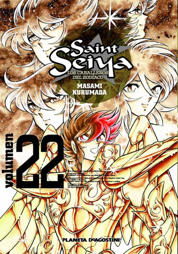 Manga Saint Seiya Los Caballeros del Zodiaco tomo 22