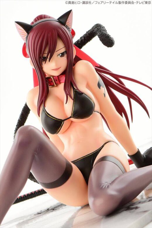 Estatua Erza Scarlet Black Cat Gravure