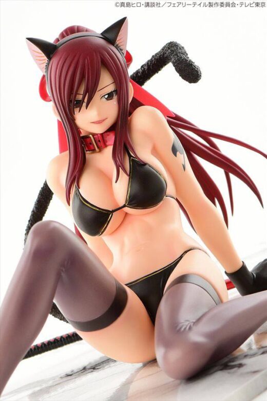 Estatua Erza Scarlet Black Cat Gravure