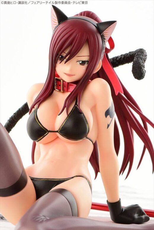 Estatua Erza Scarlet Black Cat Gravure