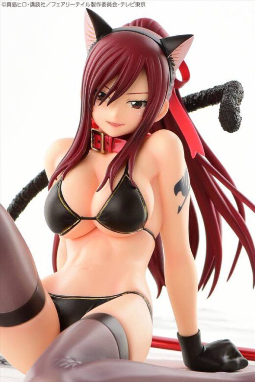 Estatua Erza Scarlet Black Cat Gravure