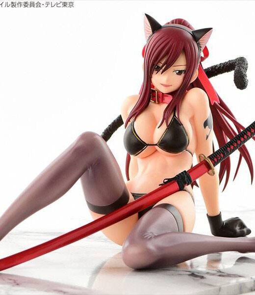 Estatua Erza Scarlet Black Cat Gravure