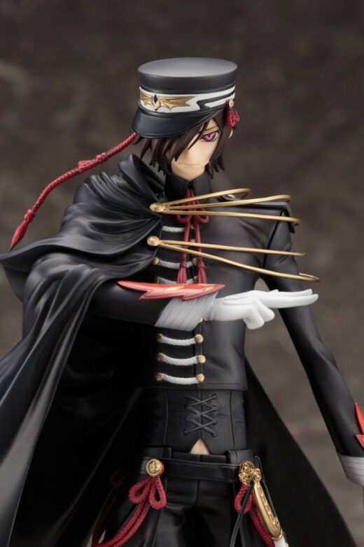 Descubre el apasionante mundo de Figura Code Geass Code Black 1st Live Encore ARTFX J Lelouch.