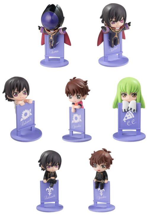 Set 7 Figuras Code Geass Lelouch of the Rebellion Ochatomo Series