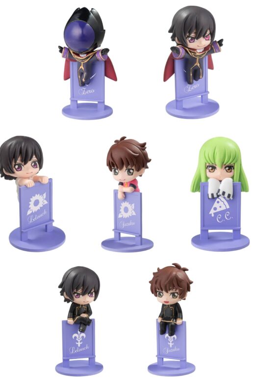 Set 7 Figuras Code Geass Lelouch of the Rebellion Ochatomo Series