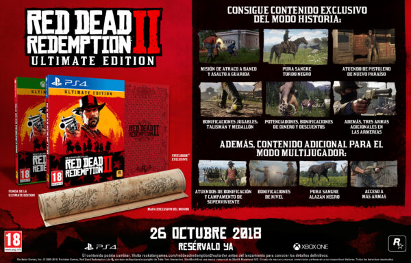 Red Dead Redemption 2 Ultimate Edition PS4 » Tu Tienda Anime