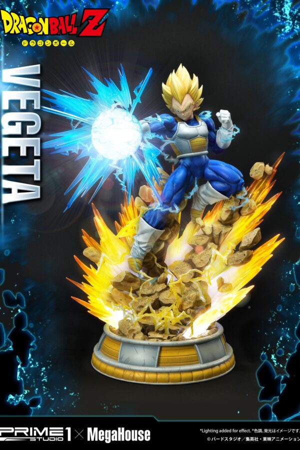 Descubre el apasionante mundo de Estatua Dragon Ball SS Vegeta 64cm.