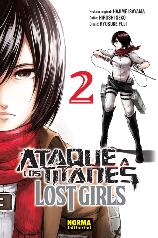 Ataque a los Titanes Lost Girls Manga 02