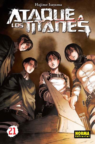 Ataque a los Titanes manga tomo 21