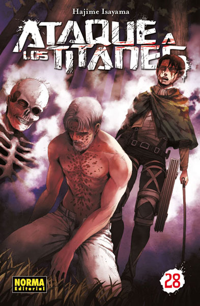 Ataque a los Titanes manga tomo 28