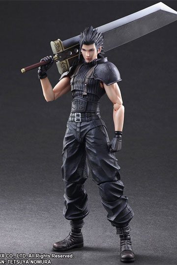 Crisis Core Final Fantasy VII Figura Play Arts Kai Zack 01