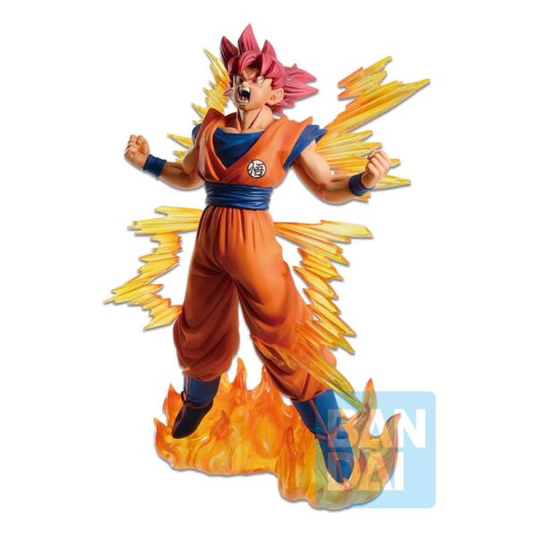 Estatua Ichibansho Super Saiyan God Goku