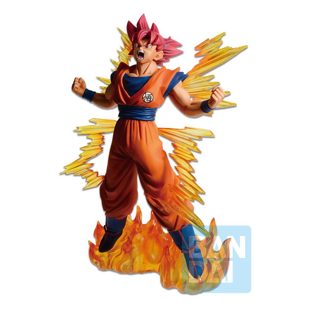 Estatua Ichibansho Super Saiyan God Goku