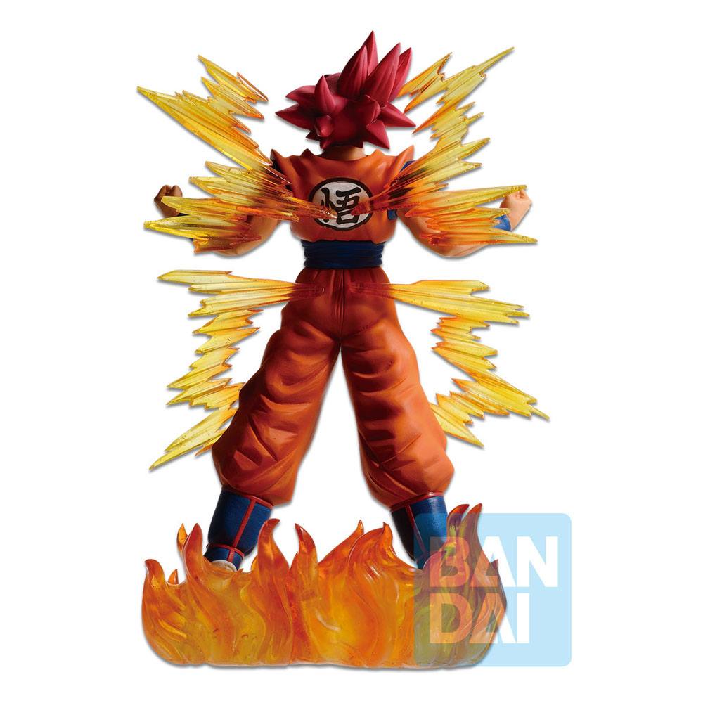 Estatua Ichibansho Super Saiyan God Goku