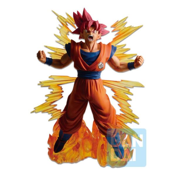 Estatua Ichibansho Super Saiyan God Goku