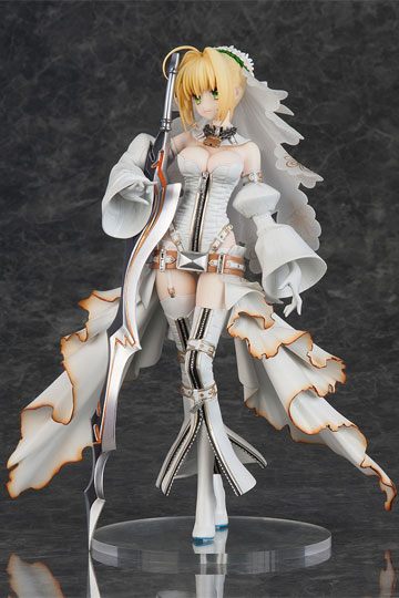 Descubre el apasionante mundo de Fate Grand Order Figura Saber Nero Claudius Bride 25 cm.