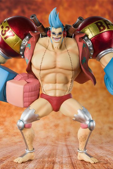 Descubre el apasionante mundo de Figura One Piece Cyborg Franky 20 cm.