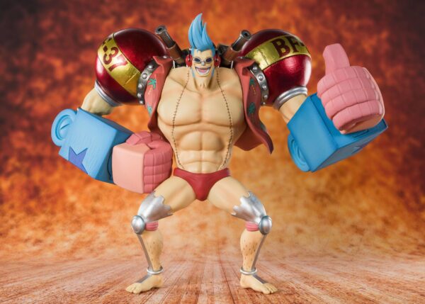 Descubre el apasionante mundo de Figura One Piece Cyborg Franky 20 cm.