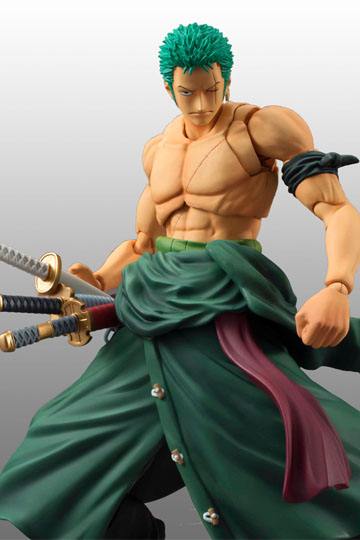 Descubre el apasionante mundo de One Piece Figura Action Heroes Roronoa Zoro 18 cm.