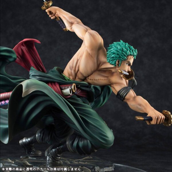 Descubre el apasionante mundo de One Piece Figura Portrait Of Pirates SA-MAXIMUM Roronoa Zoro 21 cm.