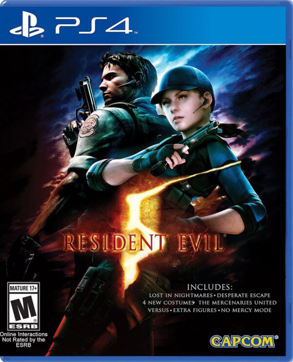 Resident-Evil-5-HD-PS4 Descubre el apasionante mundo de Resident Evil 5 HD PS4.