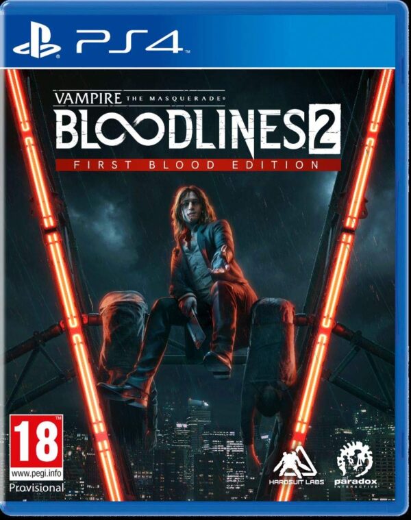 Vampire-The-Masquerade-Bloodlines-2-First-Blood-Edition-PS4 Descubre el apasionante mundo de Vampire The Masquerade Bloodlines 2 First Blood Edition PS4.
