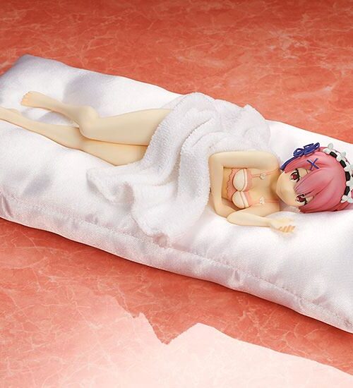 Descubre el apasionante mundo de Figura Ram Sleep Sharing Pink Lingerie Re ZERO.