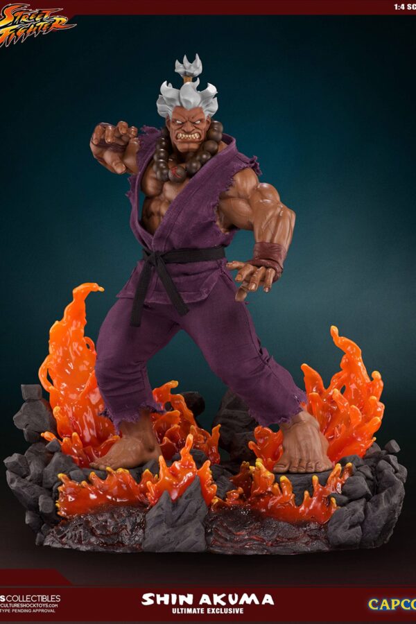 Estatua Street Fighter Shin Akuma - Imagen 2