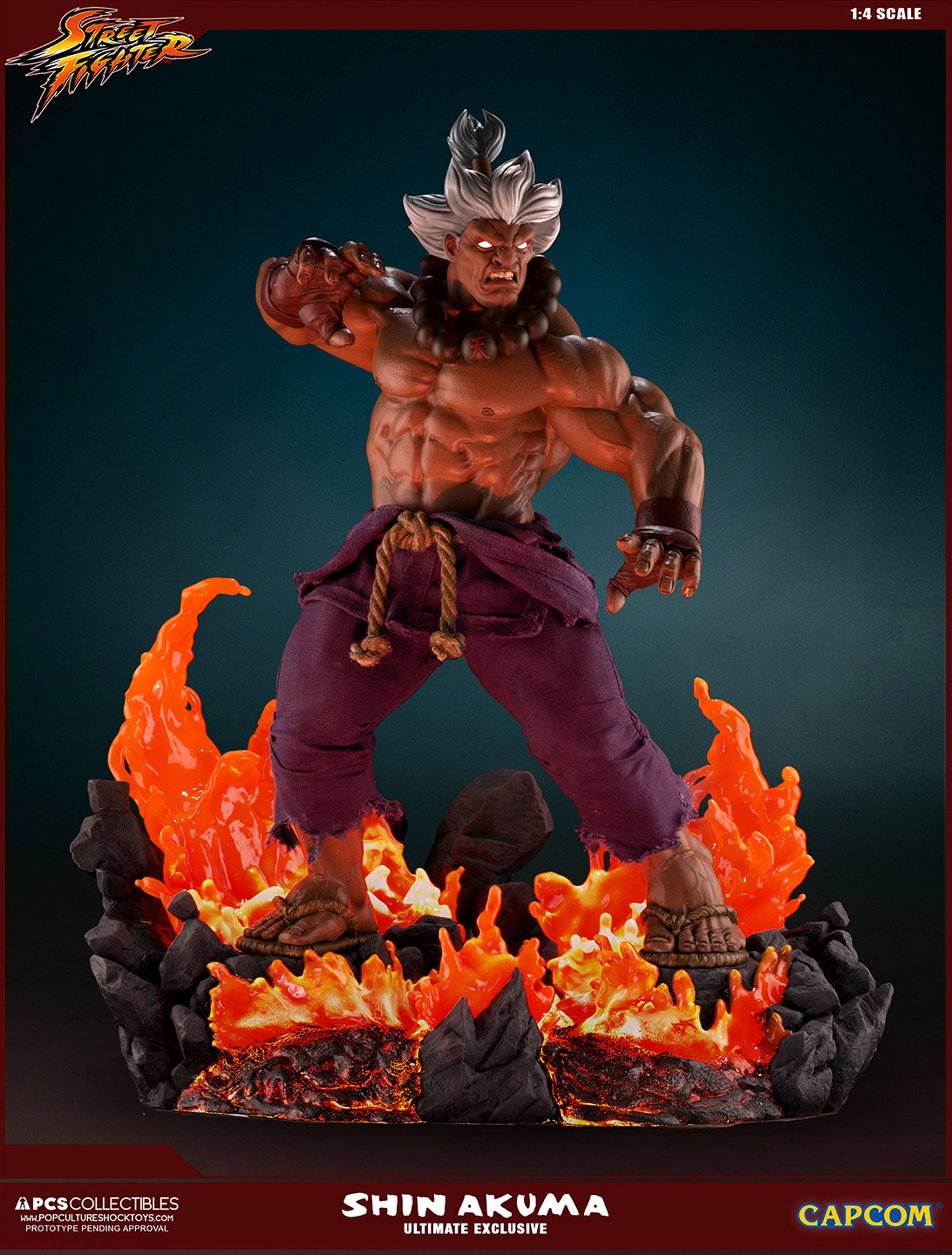 Estatua Street Fighter Shin Akuma - Imagen 4