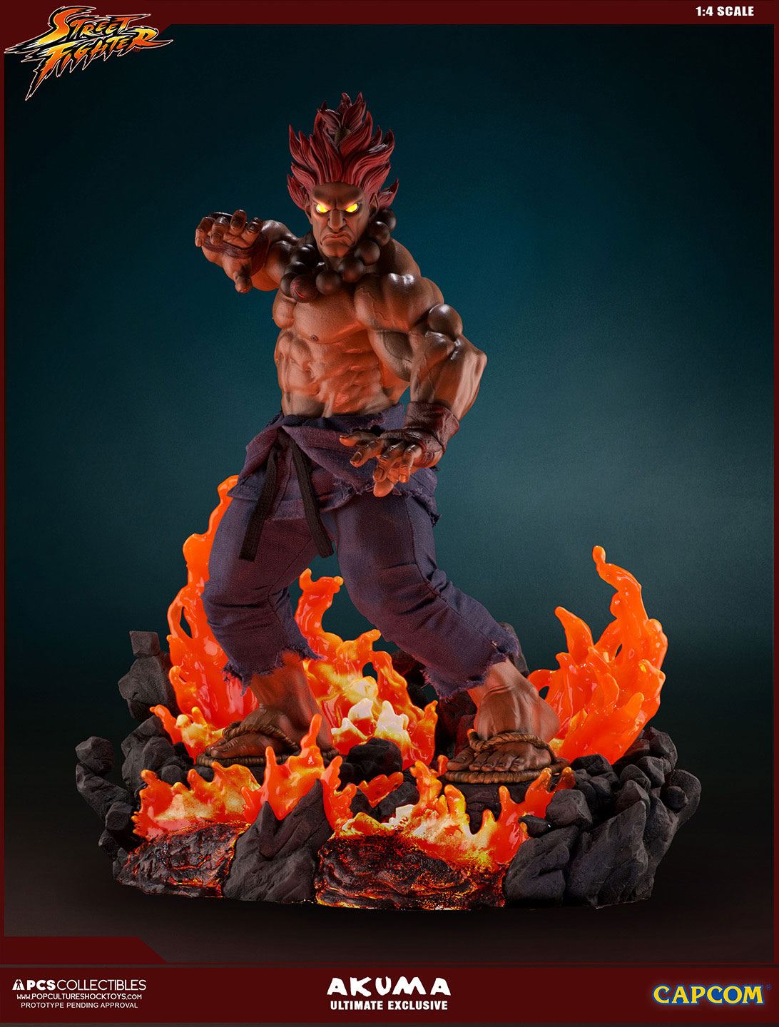 Estatua Street Fighter Akuma Ultimate - Imagen 8