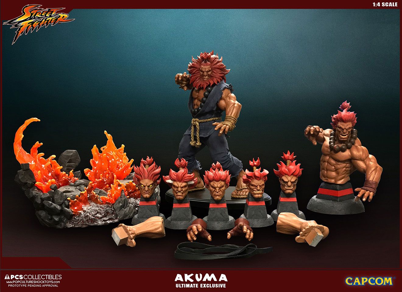 Estatua Street Fighter Akuma Ultimate - Imagen 16