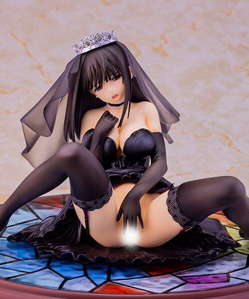 Descubre el apasionante mundo de Figura Hentai Fault Saeki Ai Black Wedding 12 cm.