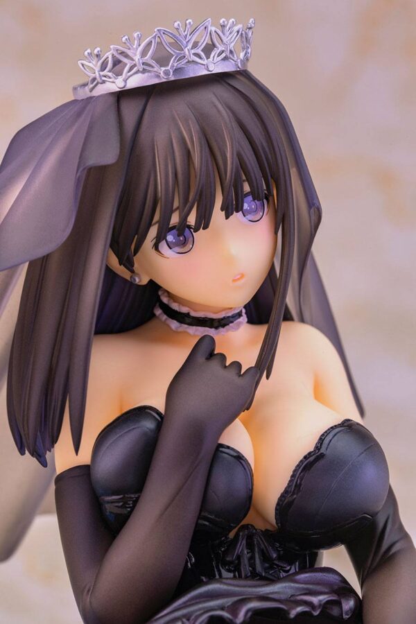 Descubre el apasionante mundo de Figura Hentai Fault Saeki Ai Black Wedding 12 cm.