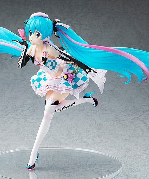 Descubre el apasionante mundo de Figura Racing Miku 2019 Side Key Visual.