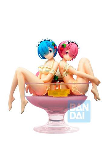 Descubre el apasionante mundo de Figura Re Zero Starting Life in Another World Rem y Ram Pudding 12 cm.