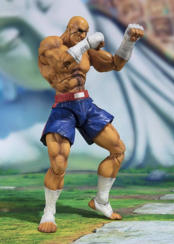 Descubre el apasionante mundo de Figura Street Fighter Sagat Tamashii.