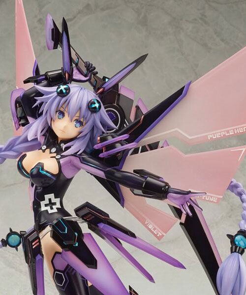 Descubre el apasionante mundo de Hyperdimension Neptunia Figura Purple Heart 35 cm.