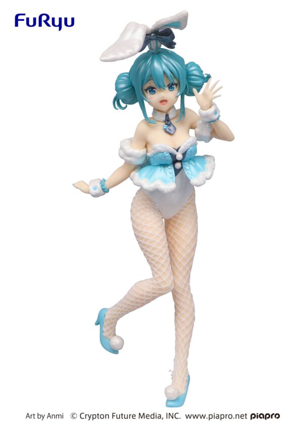 Estatua Miku White Rabbit Pearl Color