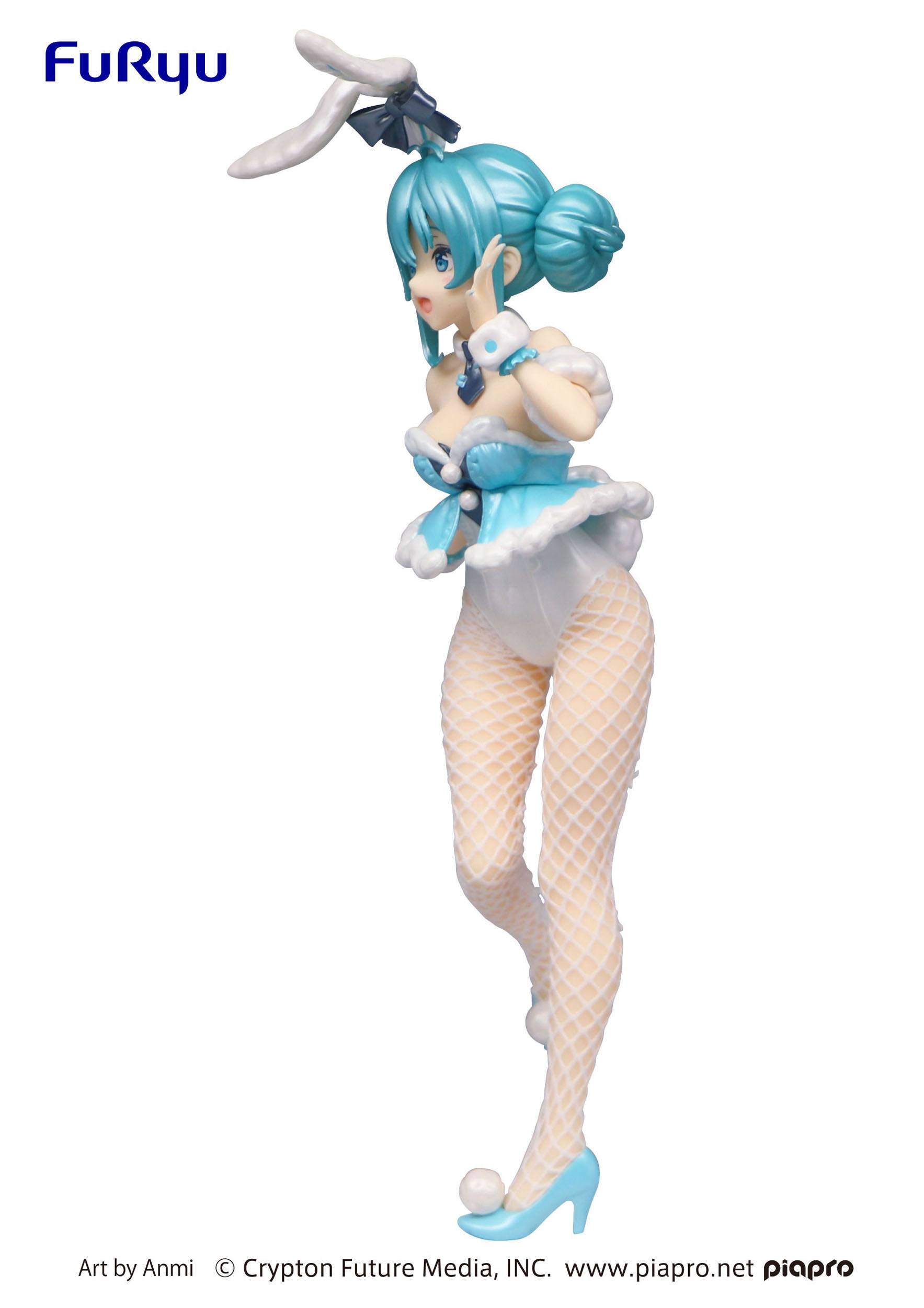 Estatua Miku White Rabbit Pearl Color