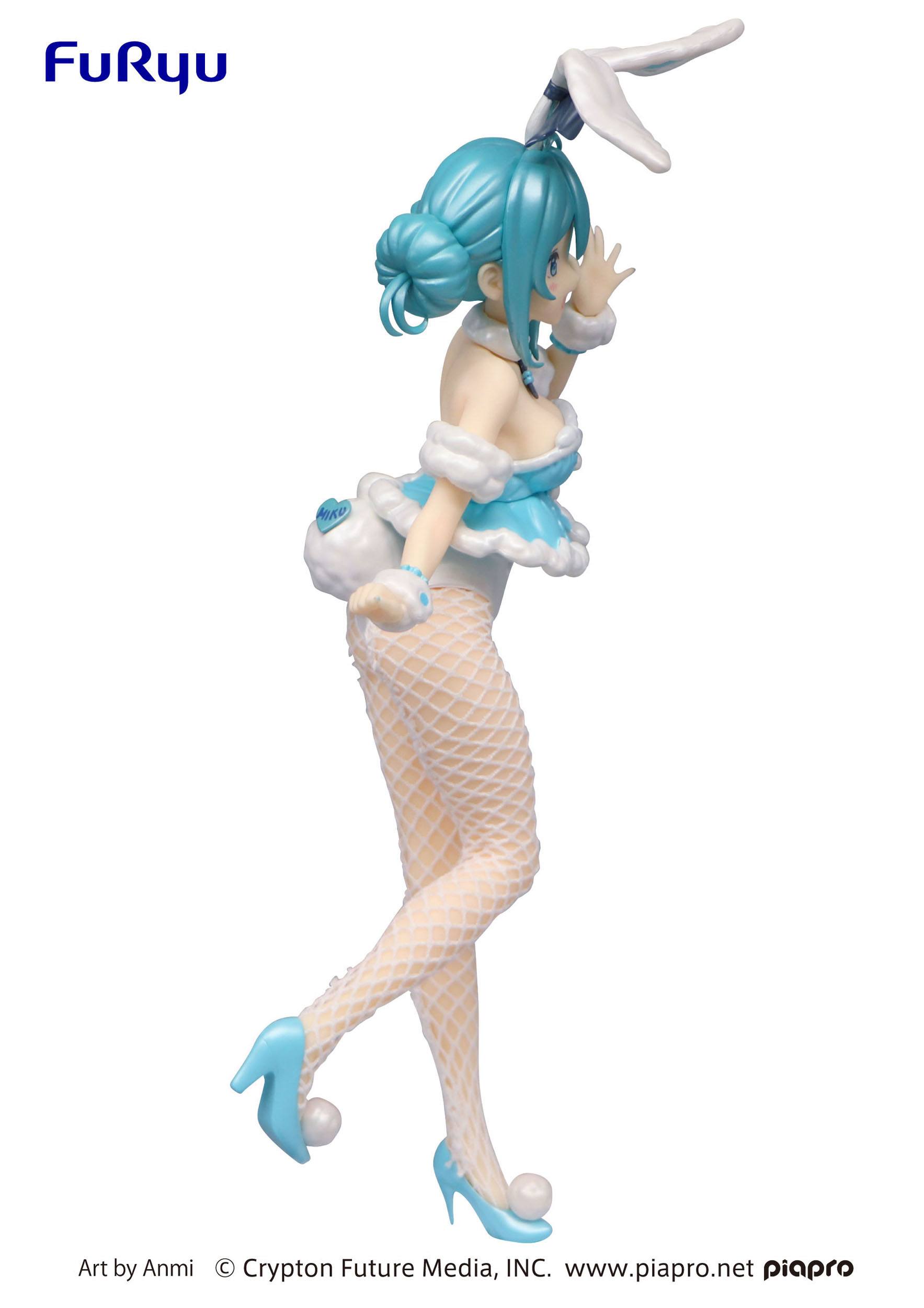 Estatua Miku White Rabbit Pearl Color