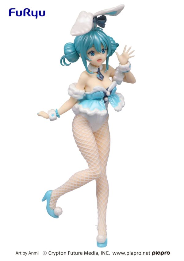 Estatua Miku White Rabbit Pearl Color