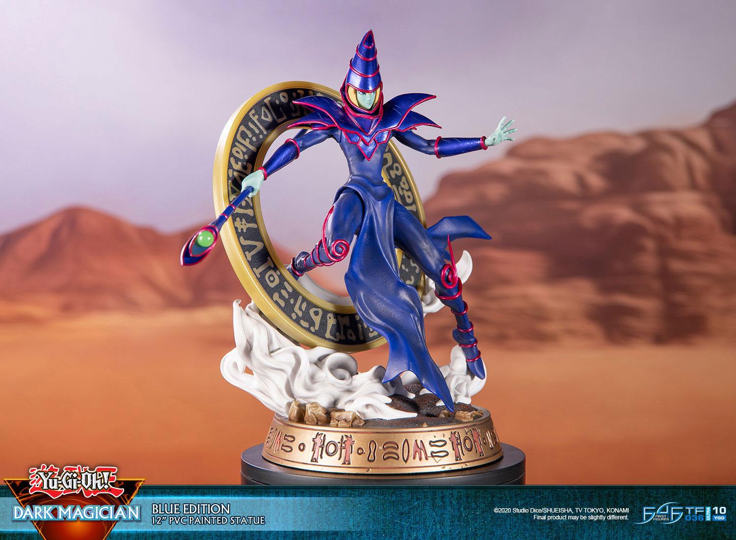 Estatua Dark Magician Blue Version