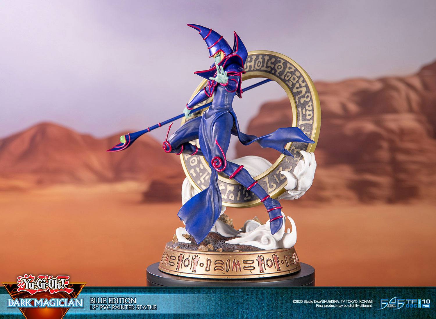 Estatua Dark Magician Blue Version