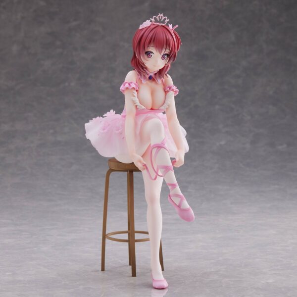 Descubre el apasionante mundo de Estatua Flamingo Ballet Red Hair Girl.