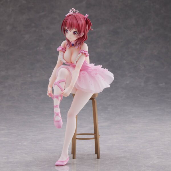 Descubre el apasionante mundo de Estatua Flamingo Ballet Red Hair Girl.