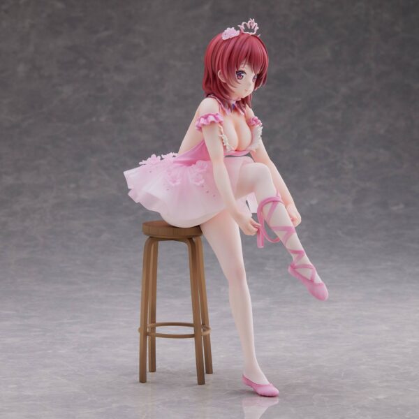 Descubre el apasionante mundo de Estatua Flamingo Ballet Red Hair Girl.
