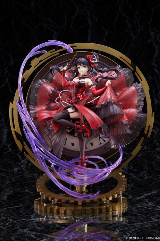 Estatua Kurumi Tokisaki Pigeon Blood Ruby