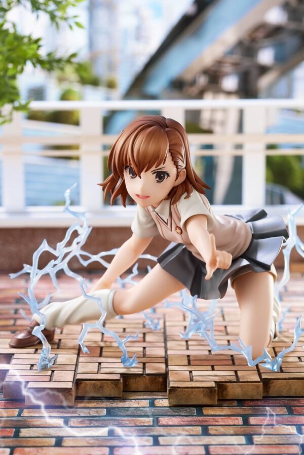 Descubre el apasionante mundo de Estatua Railgun T Mikoto Misaka.