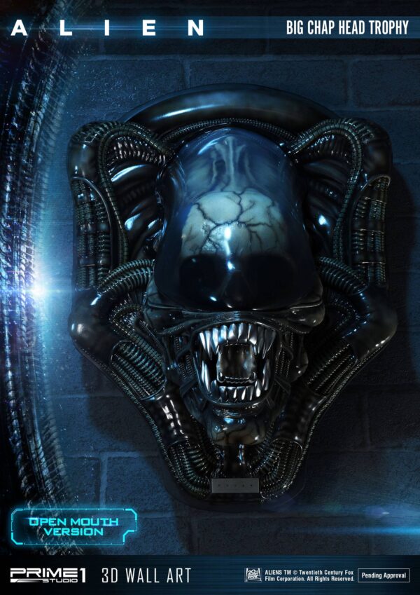 Decoracion Alien Head Trophy Open Mouth